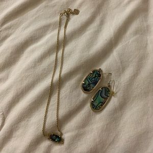 Kendra Scott Necklace and Earring Set